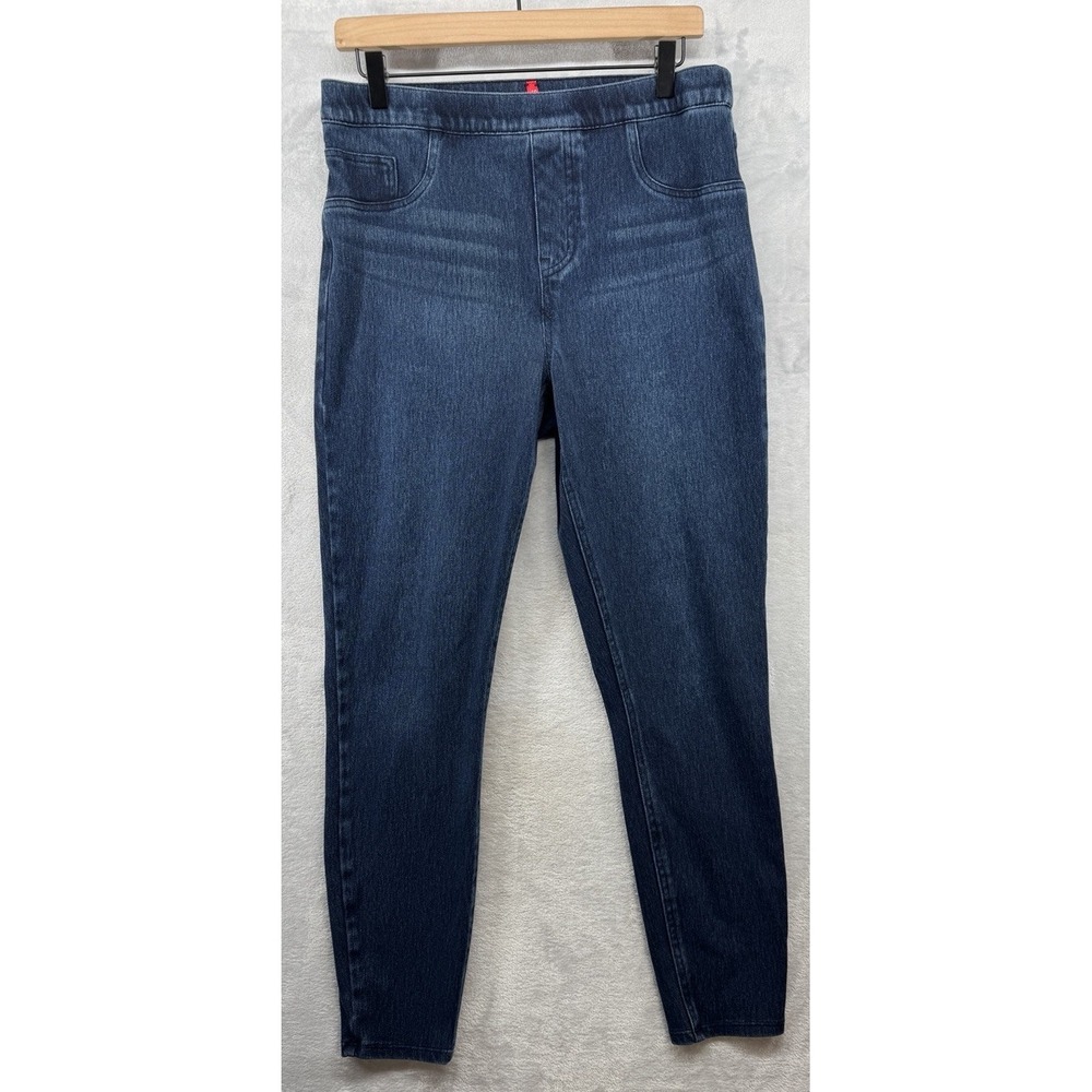 Spanx Jean-ish Ankle 4-Pocket Slimming Leggings Pant‎ Dark Wash Women's XL